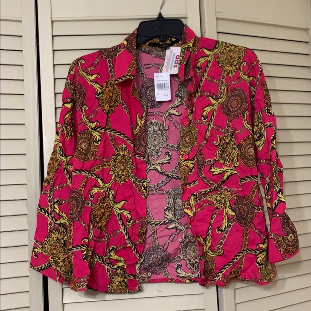 Hot Pink Gold Chain shirt